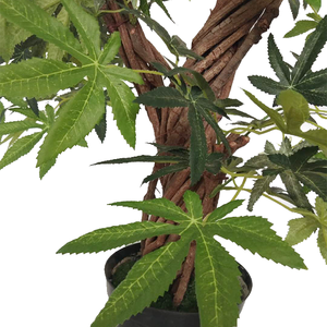 Cây lá phong Nhật Bản mini nhân tạo 40cm 5401, cây cần sa giả - Product Image 3