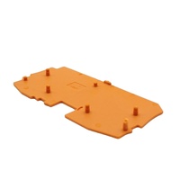 2016-1292 Nuovissima Piastra Finale e Intermedia Originale Tedesca in Stock, Spessore 1 mm, Tipo Snap-on Arancione 2016-1292