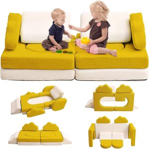 Ensemble de canapé en mousse DIY éducatif pour enfants avec accoudoirs, pour les enfants de 2 à 4 ans, meubles de jeu créatifs - Product Image 1
