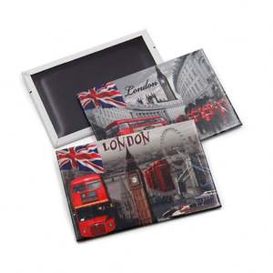 Imán de nevera personalizado de hojalata de 80x53 mm, recuerdo turístico de país, imán metálico para refrigerador - Product Image 3