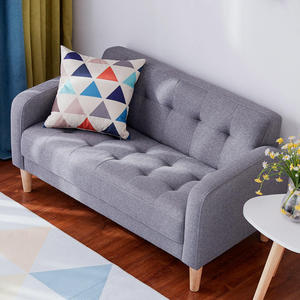 Sofá Seccional de Tela Estilo Moderno de Fábrica al por Mayor para Sala de Estar, Hotel, Apartamento Pequeño, Sofá de 3 Plazas - Product Image 3