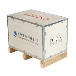 Caja de Madera Desmontable 110x112x12, Madera Natural, Correas de Acero, Libre de Fumigación, Caja de Embalaje para Logística - Product Image 3