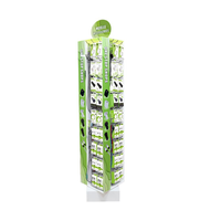 Présentoirs au sol Accessoires de téléphone portable 360 Chargeur rotatif Câbles USB Présentoir pour magasin de détail Station-service