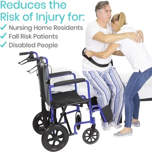 Thickened Nylon Webbing Multi Handle Design Senior Walking Support Standing Aid Belt for Elderly and Patient Care - Product Image 4