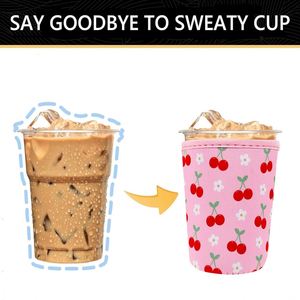 Funda Aislante de Neopreno Reutilizable de 16-30 oz para Vasos de Café Helado, para Bebidas Frías y Calientes - Product Image 3