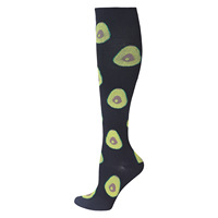 Nouvelles chaussettes de compression pour fruits pour femmes et hommes, nylon 20-30 mmHg, circulation graduée, meilleur soutien pour la course à pied, chaussettes de sport hautes