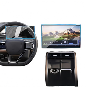 Protection d'écran en verre trempé 2.5D sur mesure anti-rayures pour tableau de bord de voiture, écran tactile de volant, incassable - Product Image 1