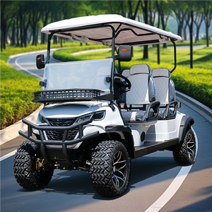 รถกอล์ฟแบบสปอร์ตสั่งทำพิเศษสำหรับเที่ยวชมสถานที่ แบตเตอรี่ลิเธียม 72V 5-6 ที่นั่ง โครงอะลูมิเนียม - Product Image 4