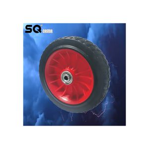 SQソリッドラバー空気入りタイヤ除雪機ホイール交換用タイヤ（手押し車、ワゴン、工具カート、芝刈り機用） - Product Image 1