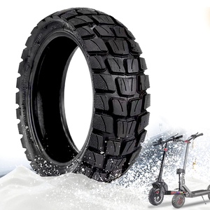 Neumático de vacío de caucho antideslizante de 10x2.75 6.5 sin cámara para scooter eléctrico, con absorción de impactos gruesa y resistente, para todoterreno. - Product Image 1