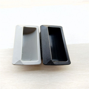Grey Flush Pocket Door Pulls & Handles with Recessed Styles <b>for</b> Kitchen <b>Dresser</b> Cabinet Drawers-Modern Furniture <b>Knob</b> - Product Image 1