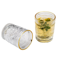 Meilleur Prix Nouveau Design Verre Tasse Vintage Verrerie Ensemble pour Jus Boissons Bière Cocktail