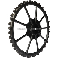 Jantes en acier au carbone YT Factory 1400*80mm pour pulvérisateur agricole de riz, pneus en caoutchouc pour tracteurs, garantie de 2 ans