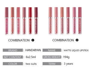 <strong>Handaiyan</strong> Matte Liquid <strong>Lipstick</strong> Set Waterproof 12 Colors Lip Gloss Moisturizing Long Lasting Liquid <strong>Lipstick</strong> - Product Image 4