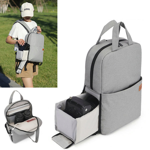 Custom Travel Waterproof Pack Messenger Backpack Laptop Gear Camcorder Dslr Camera & Video Bags for Photography Men Women