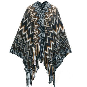 Automne hiver Style bohème femmes châle poche chaude tricoté écharpe traditionnelle pour <span class=keywords><strong>Amazon</strong></span> Offre Spéciale commerce extérieur Style ethnique - Product Image 6