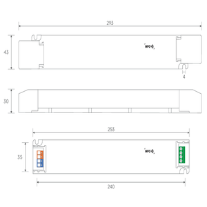 Driver DALI-2 Push DIM dimmable 100W 220V AC-DC <span class=keywords><strong>CV</strong></span> monochrome pour bande LED et projecteur intérieur/extérieur - Product Image 6