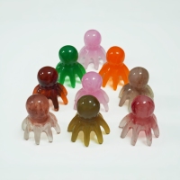 Octopus Scalp Massage Peigne Résine Tête Outil De Massage Fonction Musicale pour Soulager Le Stress Favorisant La Circulation Sanguine Croissance Des Cheveux