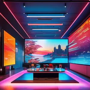 China Fondo de escenario Hd Led Pantalla de pared de video caliente Shenzhen P4.81 Enlace duro Pantalla de alquiler Pantalla LED