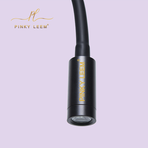 Système de colle à cils UV Pinky Leem 2026, lampe pour extensions de cils, lumière violette avec pince de table et pédale - Product Image 6