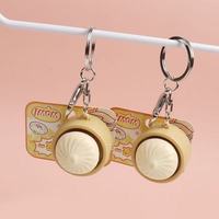 Porte-clés 3D en TPE en forme de dessin animé, petit pendentif décompression, accroche-sac à dos créatif, cadeau promotionnel souvenir