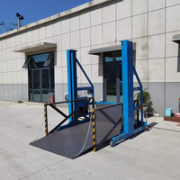 Plateforme de déchargement mobile robuste pour camions, 2000x2000mm, 3 tonnes, hydraulique