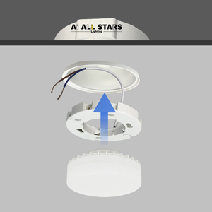 Panneau de tension de décoration <span class=keywords><strong>plafond</strong></span> tendu hauteur <span class=keywords><strong>faux</strong></span> film <span class=keywords><strong>plafond</strong></span> tissu extensible éclairage de <span class=keywords><strong>plafond</strong></span> GX53 LED boîtier <span class=keywords><strong>luminaire</strong></span> - Product Image 3