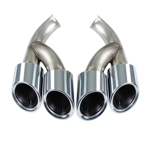 Modification du tuyau d'échappement 2015-2017, échappement à quatre sorties, nouveau type amélioré pour Cayenne 958 - Product Image 3