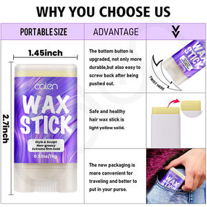 Etiqueta privada orgánica fuerte retención sin escamas y residuos de cera <span class=keywords><strong>para</strong></span> el cabello <span class=keywords><strong>para</strong></span> cabello rizado/encrespado - Product Image 4