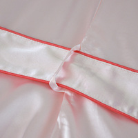 Robes de kimono en soie satinée de haute qualité pour femmes, douces et lisses, pour mariage, fête, spa, demoiselle d'honneur, robe de matin, vêtements de nuit