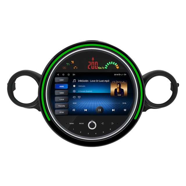 Android 8 Core 9inch IPS Car Audio System for BMW Mini Cooper R56/R60 Car Multimedia Player Support Wireless Carplay 4G DSP