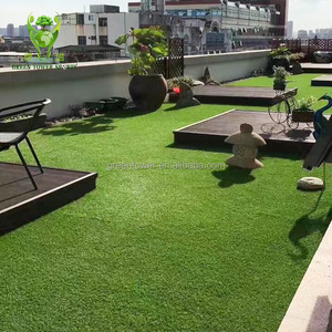 Nhân tạo tổng hợp thảm cỏ cỏ thực tế tự nhiên Turf CuộN chịu mài mòn vật liệu nhựa sân sau - Product Image 4