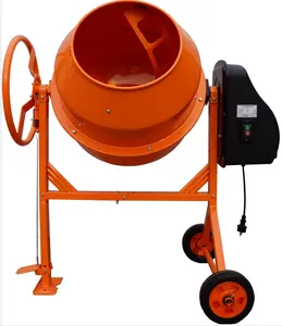 Máy Trộn Bê Tông Mini Gọn Gàng 120L 130L 140L 160L 180L 200L 240L Máy Trộn Bê Tông Di Động Cho Máy Phun Vữa Bê Tông