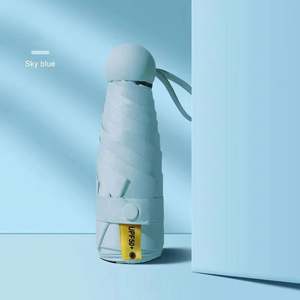 Custom Manual <b>Folding</b> 5 Fold Mini Umbrella Uv protection Parasol Umbrellas - Product Image 6