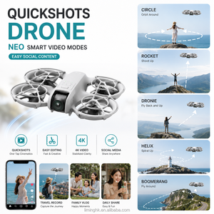 โดรน Neo QuickShots กล้อง 4K พร้อมระบบกันสั่น สำหรับโซเชียลมีเดีย วีล็อกกิ้ง ตัดต่อง่าย แพ็คเกจสำหรับนักสร้างเนื้อหาการเดินทาง - Product Image 1
