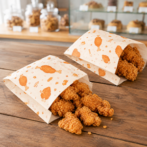 Bolsa de Papel Antigrasa Impresa Personalizada para Snacks, Bolsa para Palomitas, Venta al por Mayor, Ecológica y Desechable - Product Image 2