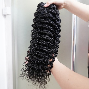 秘鲁发束，正面闭合等级13A，未加工的生缅甸卷发，东南亚柬埔寨生头发 - Product Image 2