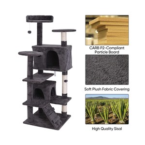 Venta al por mayor: Árbol rascador para mascotas de madera de gran tamaño, tipo casa/torre/condominio, de gran demanda - Product Image 5