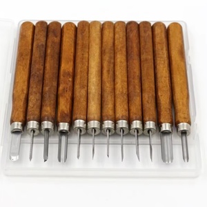 Set di coltelli da intaglio da 12 pezzi, scalpello per la lavorazione del legno, strumento per la tornitura del picchio <span class=keywords><strong>e</strong></span> set di coltelli per la lavorazione del legno - Product Image 6