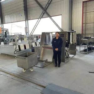 Fornitori cinesi di alta qualità 200 L Trolley carne in acciaio inox Buggy Euro Bin carrello lavatrice