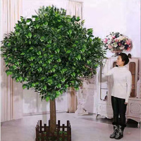 Árbol de Banyan Artificial Gigante, Árbol de los Deseos, Ficus Microcarpa Artificial, Tamaño Personalizable, Simulación de Banyan