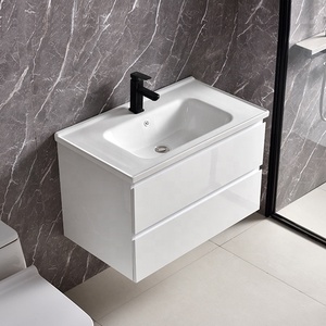 Mobile da Bagno Scanalato con Lavabo in Legno, Arredamento Bagno Direttamente dalla Fabbrica - Product Image 4
