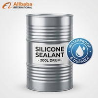 Scellant silicone de qualité architecturale en fût de 200L, à base d'acétate, neutre, haute élasticité, imperméable, durcissement rapide, pour applications météorologiques et de construction