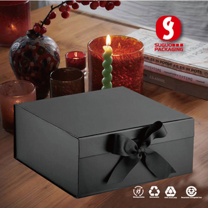 Wholesale Foldable Magnetic Presentation High-quality With Ribbon Christmas gift Box