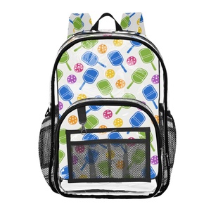New Style <b>Large</b> Pvc Transparent <b>Backpack</b> for <b>School</b> Travel Fashion Reusable Waterproof clear Customs PVC <b>Backpack</b> - Product Image 1