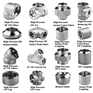 Raccord de tuyauterie coudé à 90 degrés à souder par emmanchement, résistant à la corrosion, SW 6000LB SS304 316L, DN6 à DN80, pour pipeline ultra haute pression - Product Image 3
