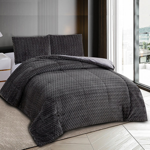 Mùa Đông Ấm Áp Comforter Bộ Giường Dày Rùa Vàng Nhung Mùa Đông Chăn Bộ Đồ Giường Bộ - Product Image 5