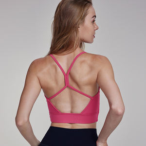 महिलाओं का स्टाइलिश शॉकप्रूफ संपीड़न खेल ब्रा हल्के सहायक योग फिटनेस स्पैन्डेक्स - Product Image 5