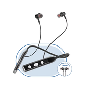 Léger pour Bluetooth Neckband Écouteurs LED Batterie Aide Auditive Annulation du Bruit pour Clear Audio Wholesale India