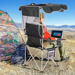 Chaise de plage pliable en aluminium légère et portable, pour le camping et la pêche, utilisation en extérieur - Design moderne, chaise pliante extérieure - Product Image 1